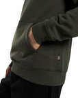 Vista laterale felpa con cappuccio Dickies uomo Oakport DK0A4XCDOGX verde oliva