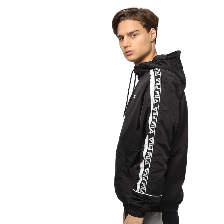 Fila giubbotto da uomo con cappuccio Teva Wind 687701 E09 neo