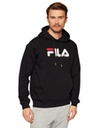 Fila felpa con cappuccio e logo grande da uomo Classic Pure Hoody 681090 002 nero
