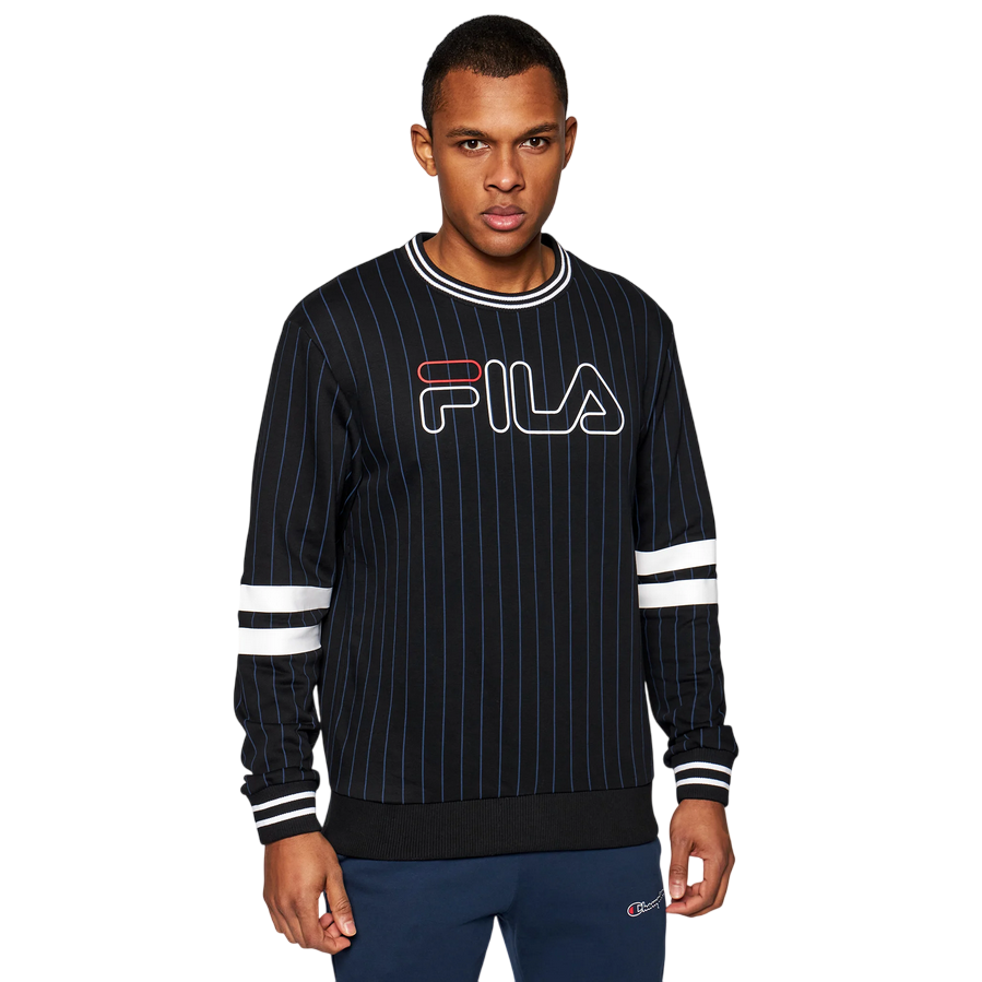 Fila felpa girocollo da uomo Jamy 683271 002 nero