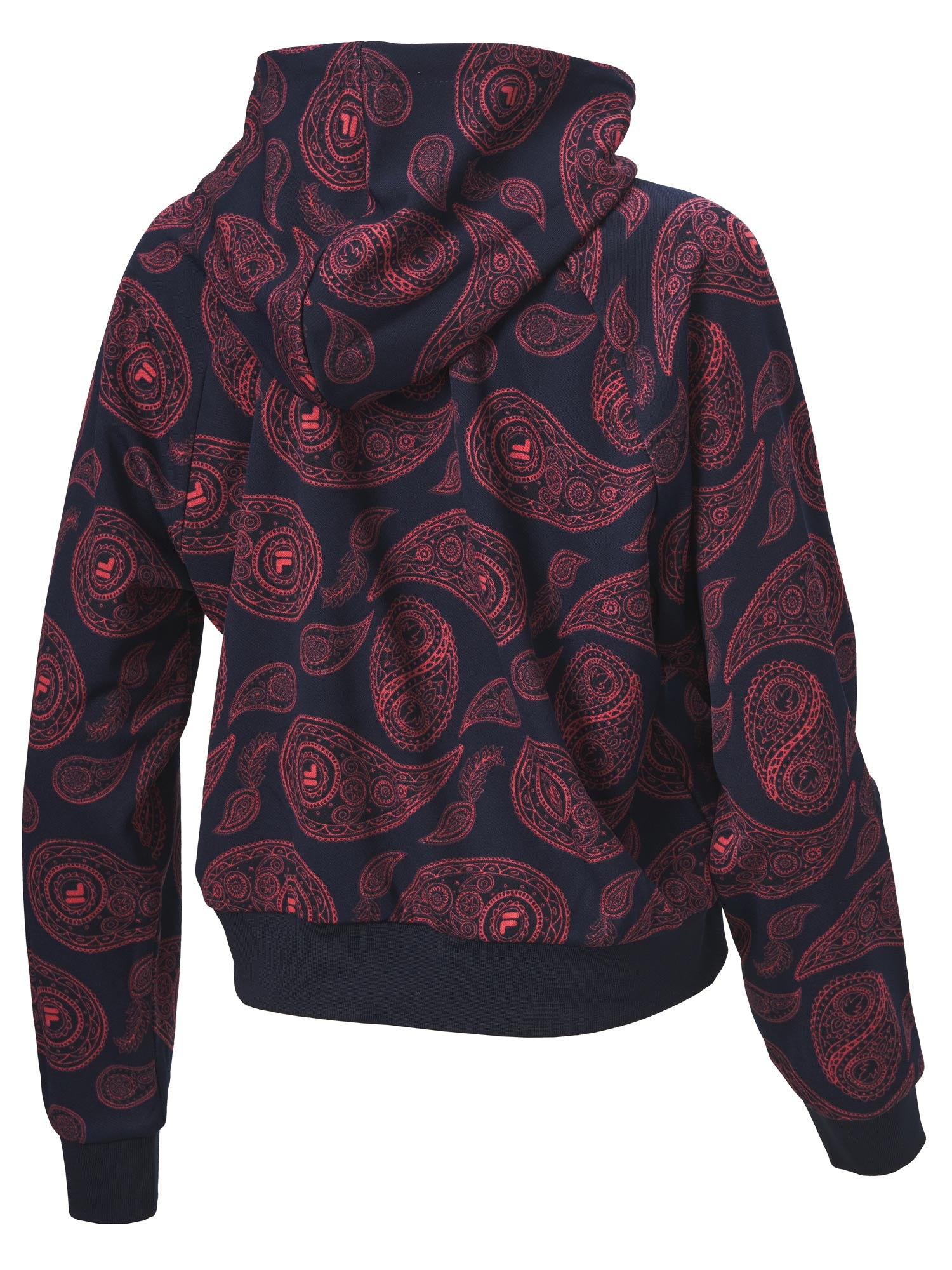 Fila felpa con cappuccio da donna Callison aop Hoody 688969 B419 bordeaux