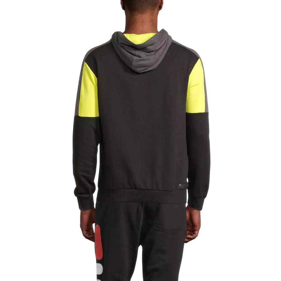 Fila felpa con cappuccio da uomo Parson Blocked 683449 B498 nero