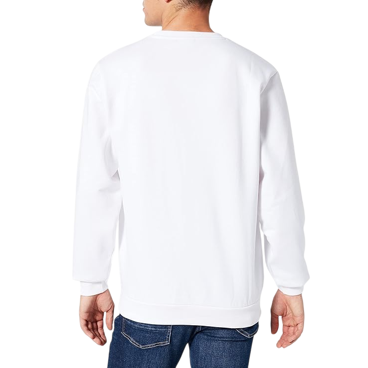 Fila felpa girocollo da uomo Desi Graphic Crew 689033 M67 bianco