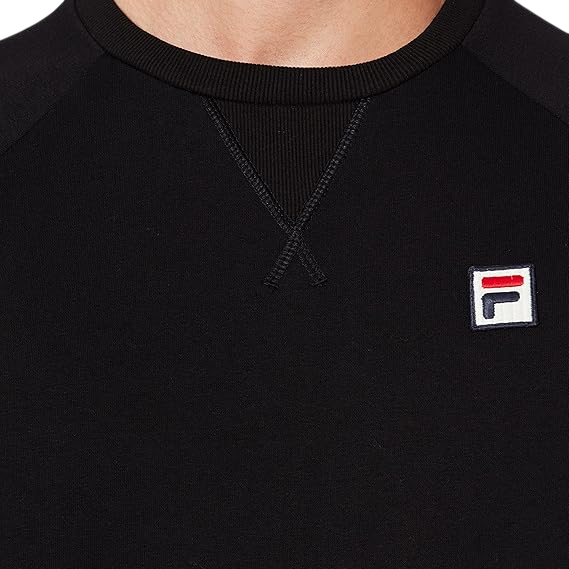 Fila felpa girocollo da uomo Heath Reglan Crew Sweat 689038 002 nero