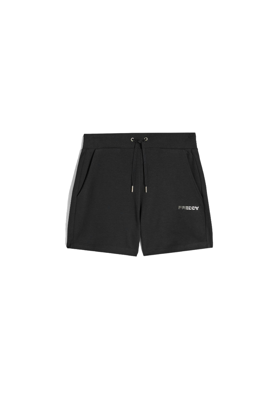 Freddy pantaloncino sportivo da donna con tasche S4WBCP23 N nero