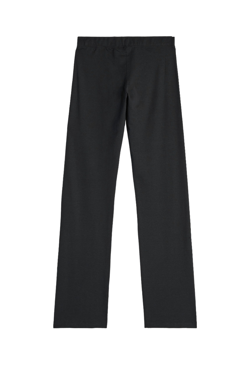 Freddy pantalone sportivo da donna a vita bassa con gamba dritta S4WBCP6 N nero