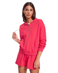 Gaudì Jeans felpa con cappuccio da donna 511BD64001 3435 fucsia