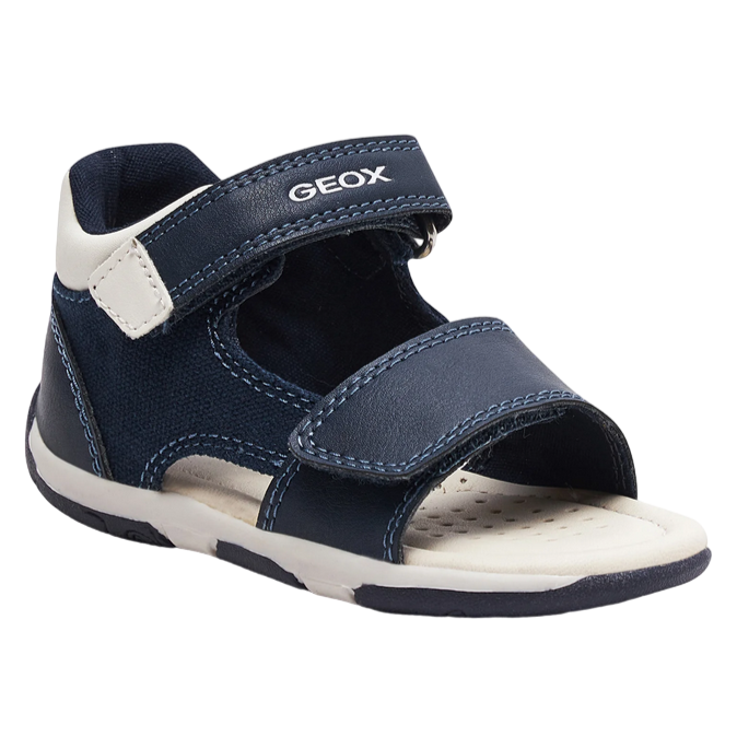 Geox sandalo da bambino Tapuz B450XB 05410 C4211 blu bianco