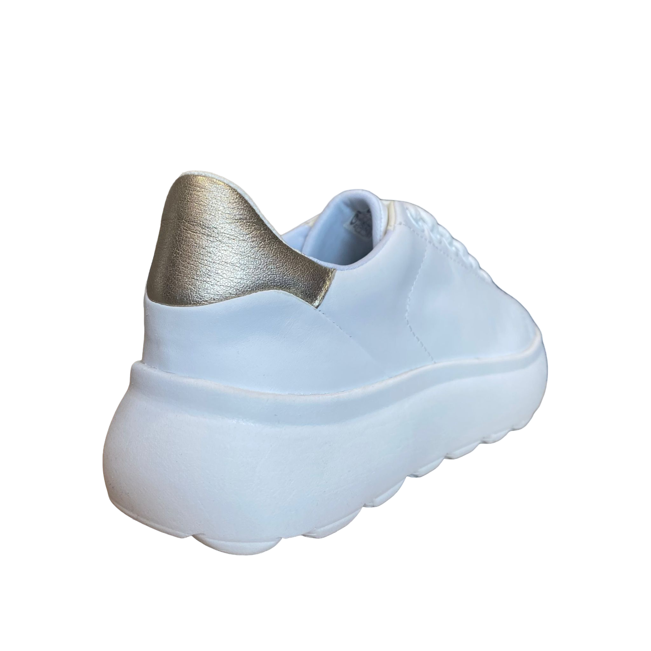 Geox scarpa sneakers Spherica D35TCB bianco oro