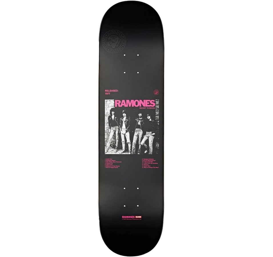 Globe Skateboard G2 Ramones Deck - 8.25" 10025424-RCKRSS