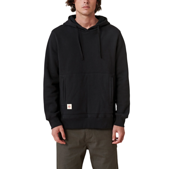 Globe felpa con cappuccio da uomo Burly Hoddie GB02003001BLK nero