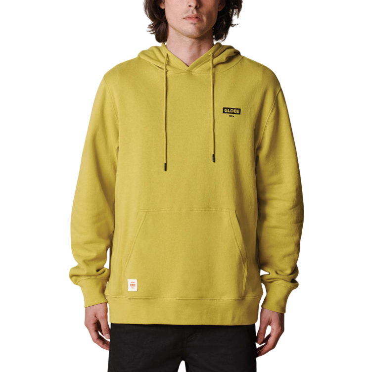Globe felpa con cappuccio da uomo Living Low Velocity Hoddie GB02243002ACIDL verde lime