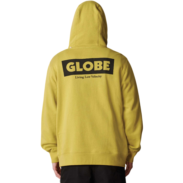 Globe felpa con cappuccio da uomo Living Low Velocity Hoddie GB02243002ACIDL verde lime