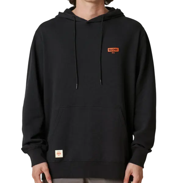 Globe felpa con cappuccio da uomo Living Low Velocity Hoddie GB02243002BLK nero
