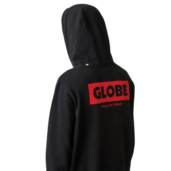 Globe felpa con cappuccio da uomo Living Low Velocity Hoddie GB02243002BLK nero