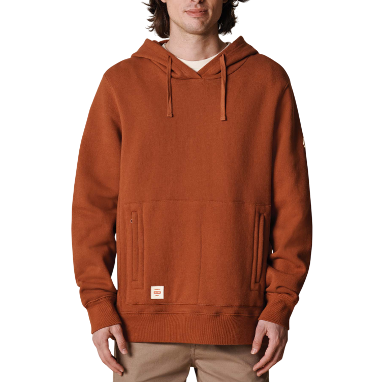 Globe felpa da uomo con cappuccio Burly Hoddie GB02003001DKWAL ruggine