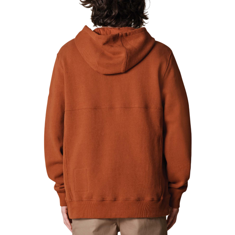 Globe felpa da uomo con cappuccio Burly Hoddie GB02003001DKWAL ruggine