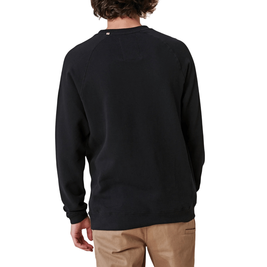 Globe felpa girocollo da uomo Traveller Crew GB02003000BLK nero