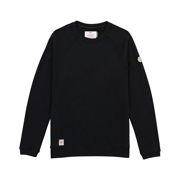 Globe felpa girocollo da uomo Traveller Crew GB02003000BLK nero