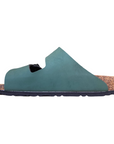 Godlstar ciabatta da donna con plaltare anatomico e 2 fasce con fibbie GS823 verde