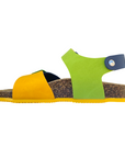 Goldstar sandalo da bambino con plantare anatomico GS845VE mix multicolore