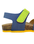Goldstar sandalo da bambino con plantare anatomico GS845VE mix multicolore