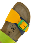 Goldstar sandalo da bambino con plantare anatomico GS845VE mix multicolore