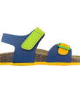 Goldstar sandalo da bambino con plantare anatomico GS845VE mix multicolore