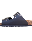 Goldstar sandalo da donna a doppia fibbia GS801QR premium nero