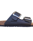 Goldstar sandalo da donna a doppia fibbia GS801QR premium nero