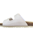 Goldstar sandalo da donna a doppia fibbia dorata GS1800QL platino