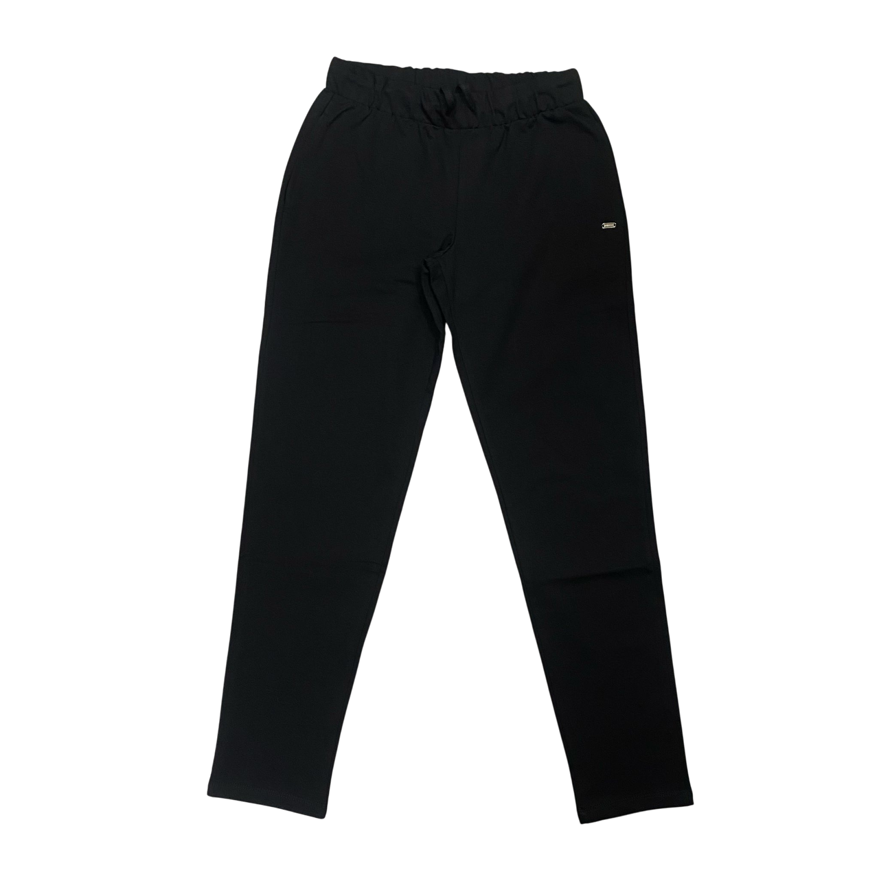 Hangar93 pantalone sportivo da donna in felpina leggera z622D NRO01 nero