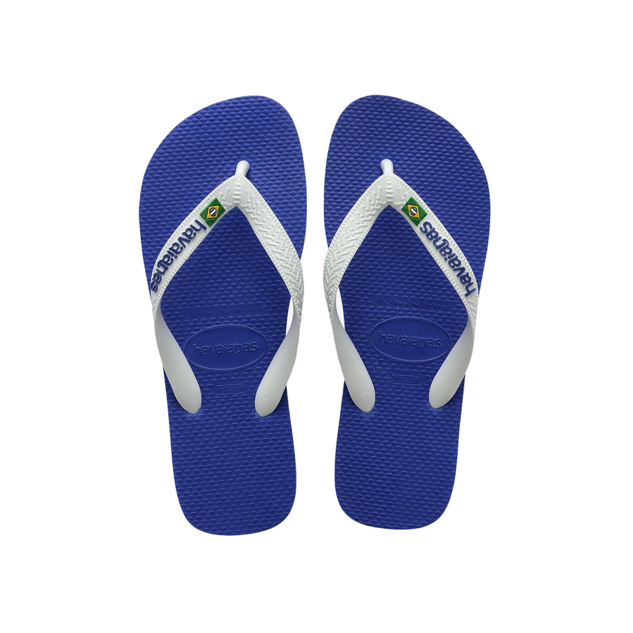 Havaianas ciabatta infradito da uomo Brasil Logo 4110850-2711 blu