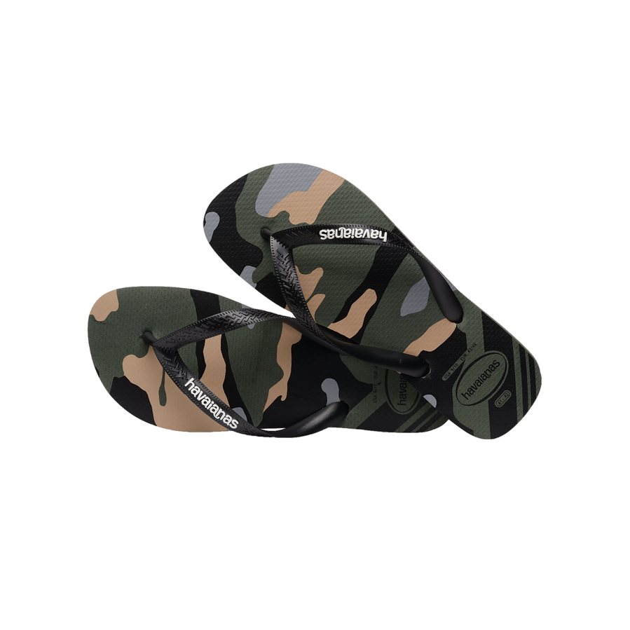 Havaianas ciabatta infradito Top Camu 4141398-6132 verde oliva-nero