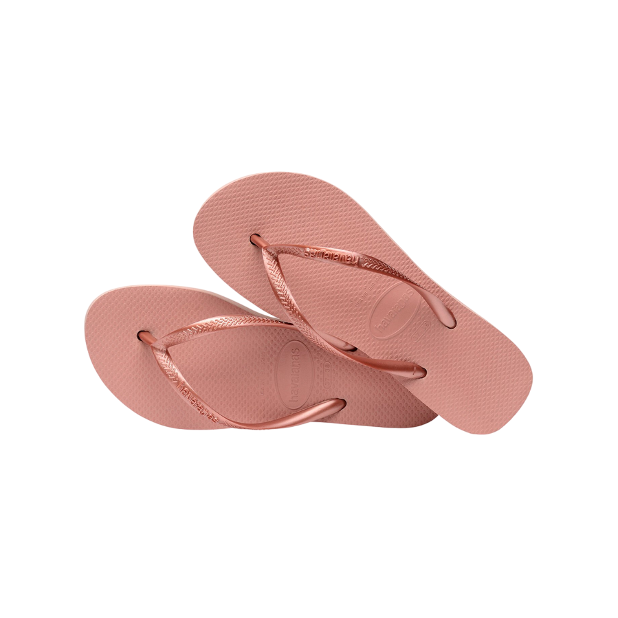 Havaianas ciabatta infradito da donna Slim Flatform 4144537-3544 rosa di croco
