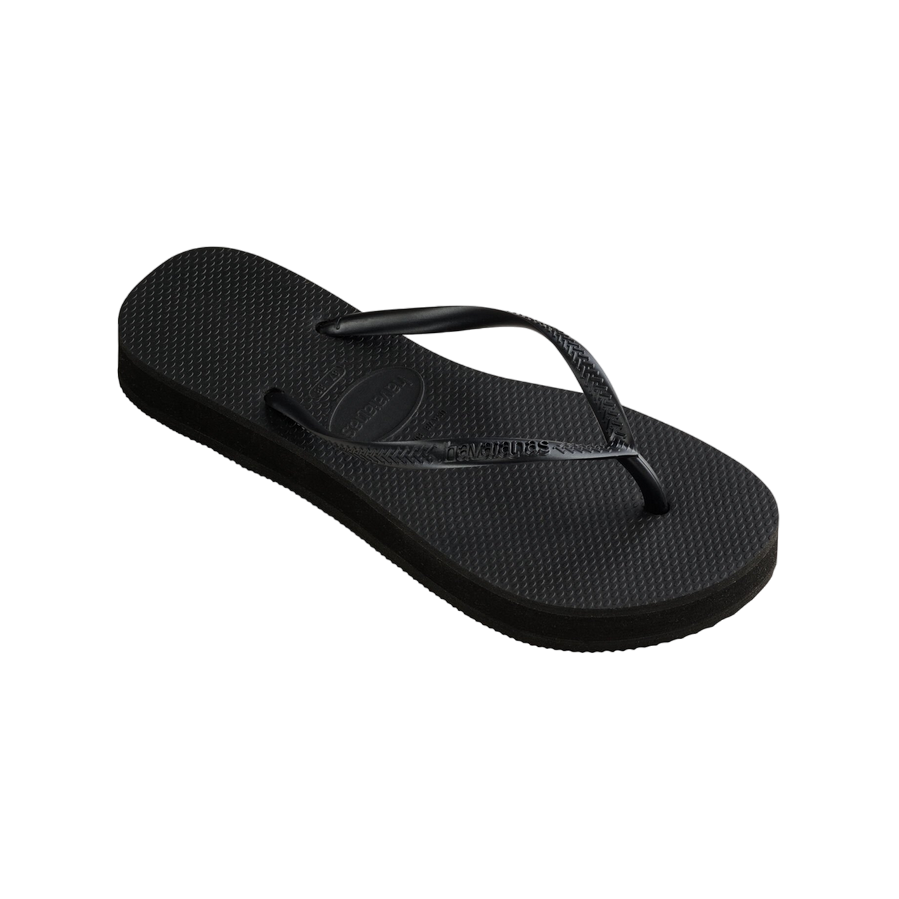 Havaianas ciabatta infradito da donna Slim Platform 4144537 0090 nero