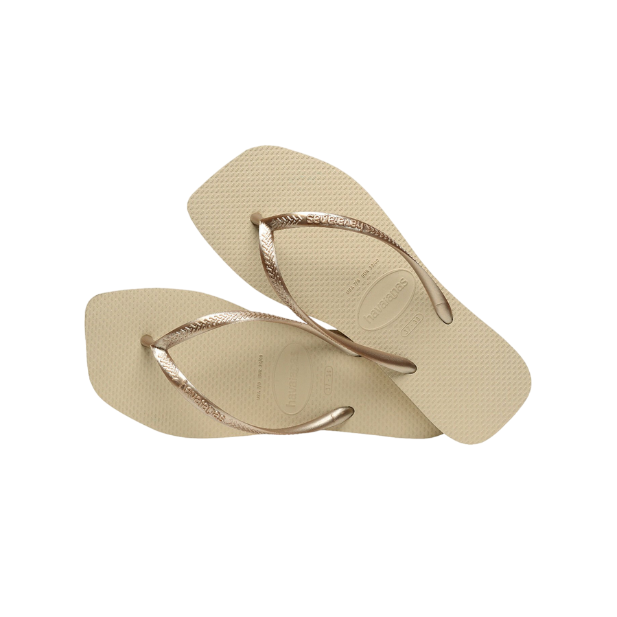 Havaianas ciabatta infradito da donna Slim Square 4148301-0154 grigio sabbia