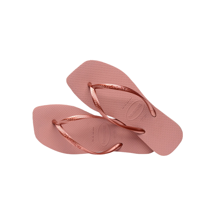 Havaianas ciabatta infradito da donna Slim Square 4148301-3544 rosa di croco