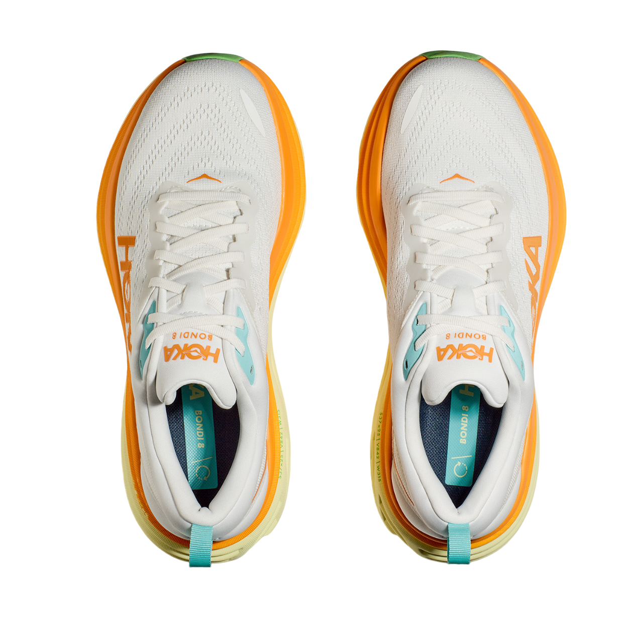 Hoka One One scarpa da corsa da uomo Bondi 8 1123202/BNCS bianco sole