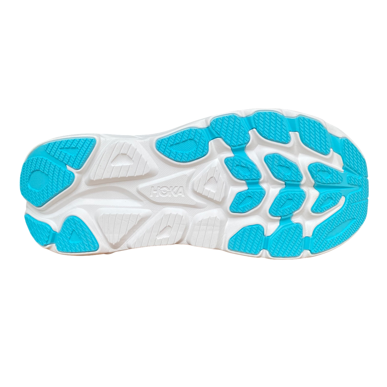 Scarpe Running Hoka One One Clifton 10 1162030-WKY colore bianco cielo, modello uomo con ammortizzazione superiore e design ergonomico - suola