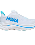 Scarpe Running Hoka One One Clifton 10 1162030-WKY colore bianco cielo, modello uomo con ammortizzazione superiore e design ergonomico - frontale