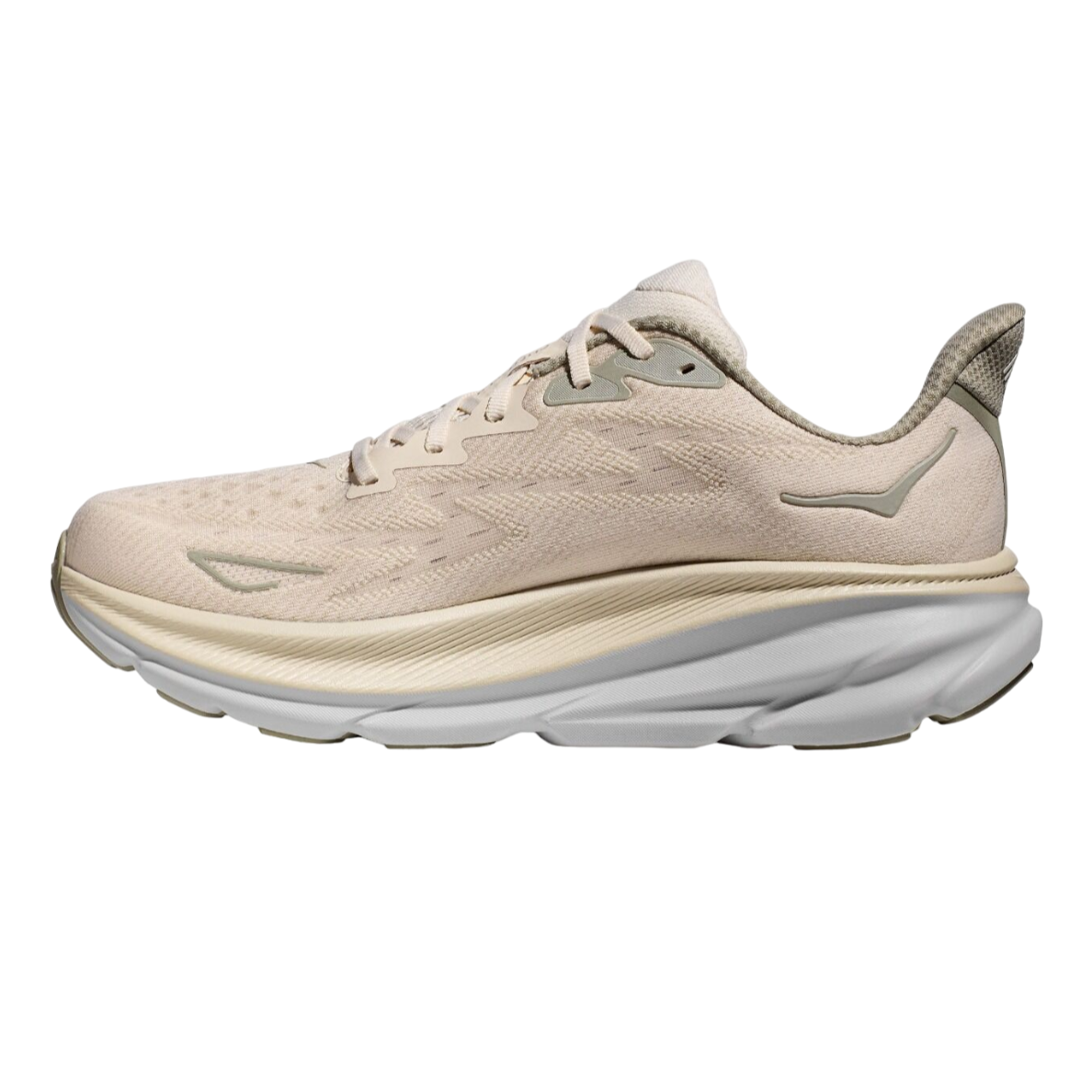 Hoka One One scarpa da corsa da uomo Clifton 9 1127895/OKB latte di avena-orzo 1
