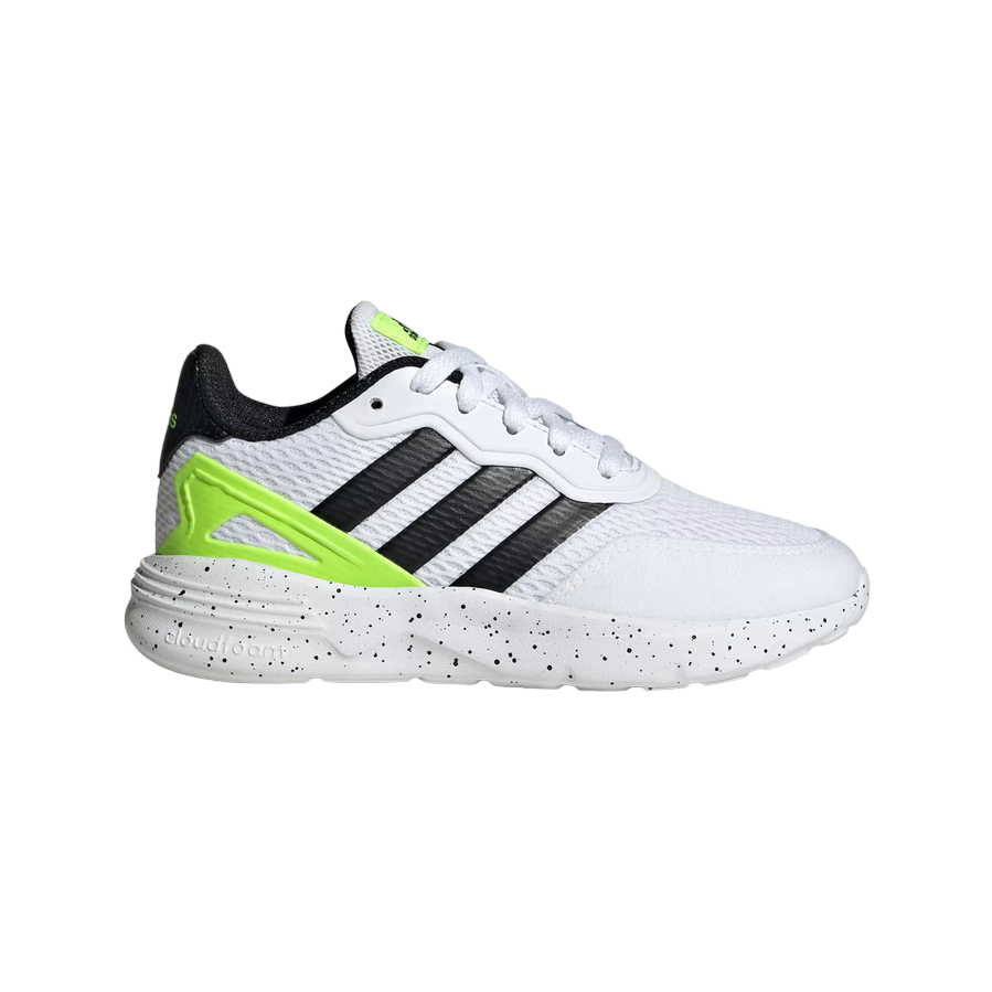 Adidas scarpa da corsa da ragazza IG2886 bianco nero verde Sportiamo