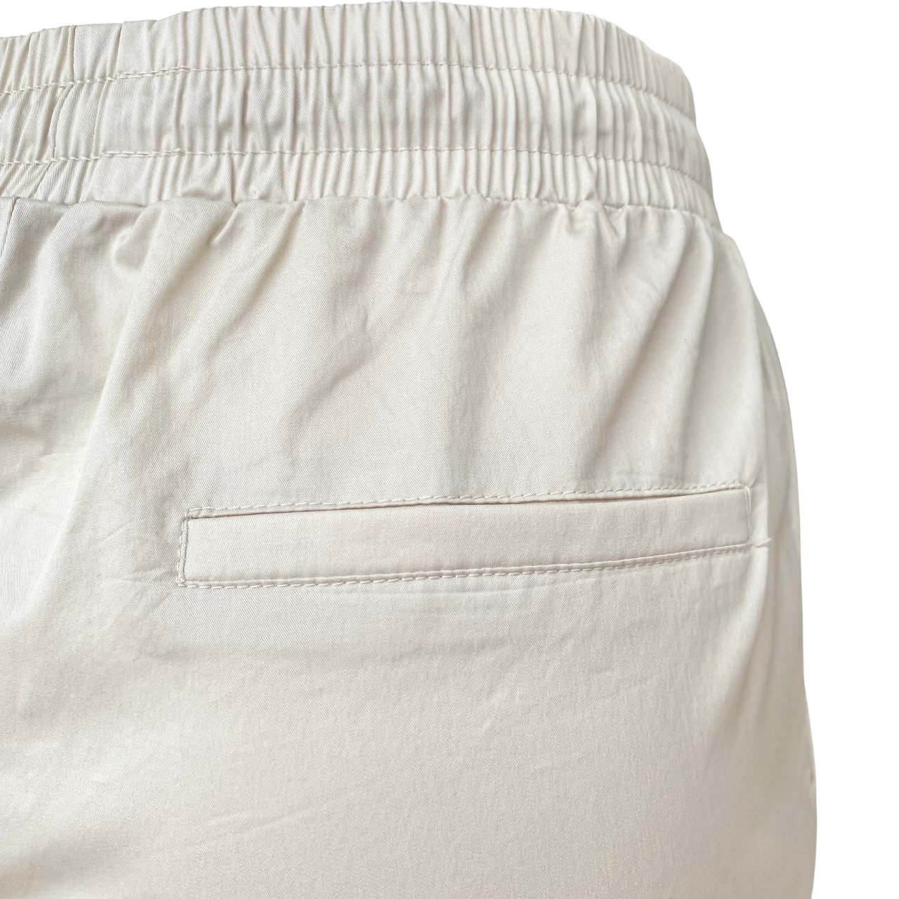 Griffai pantalone da donna in tessuto tecnico con elastico e laccio in vita DGP6306 beige