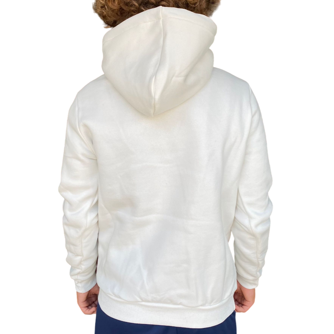 Icon Felpa con cappuccio da uomo con logo IU9016FC bianco-nero