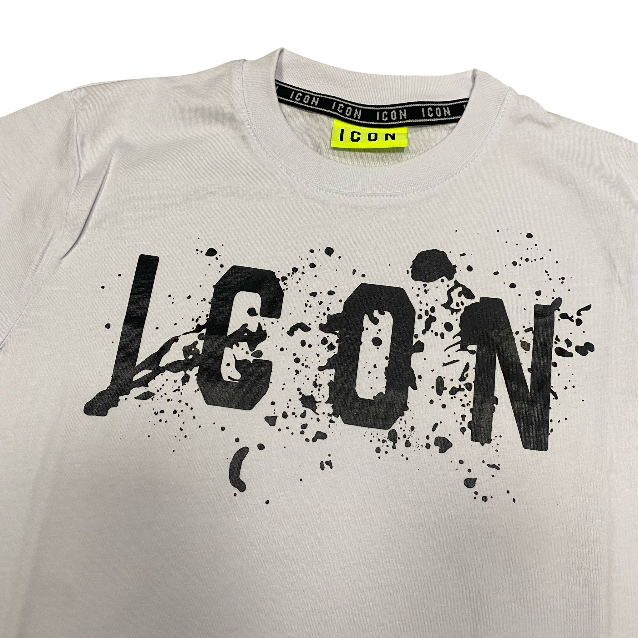 Icon maglietta girocollo junior con stampa schizzo IBKS00520 bianco