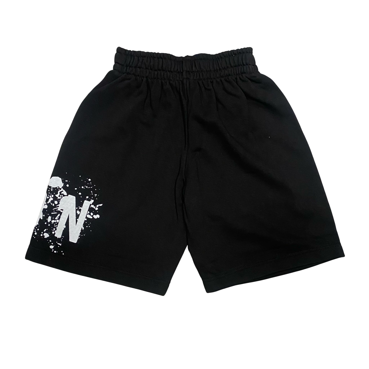 Icon pantaloncino junior con stampa schizzo IBSH00523 nero