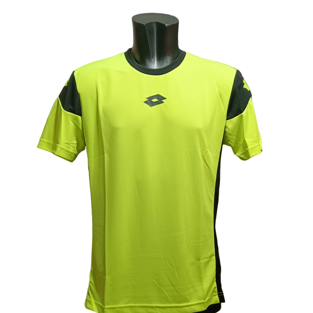 Lotto divisa sportiva da calcio-calcetto da uomo Star Evo R9692 giallo fluo-nero