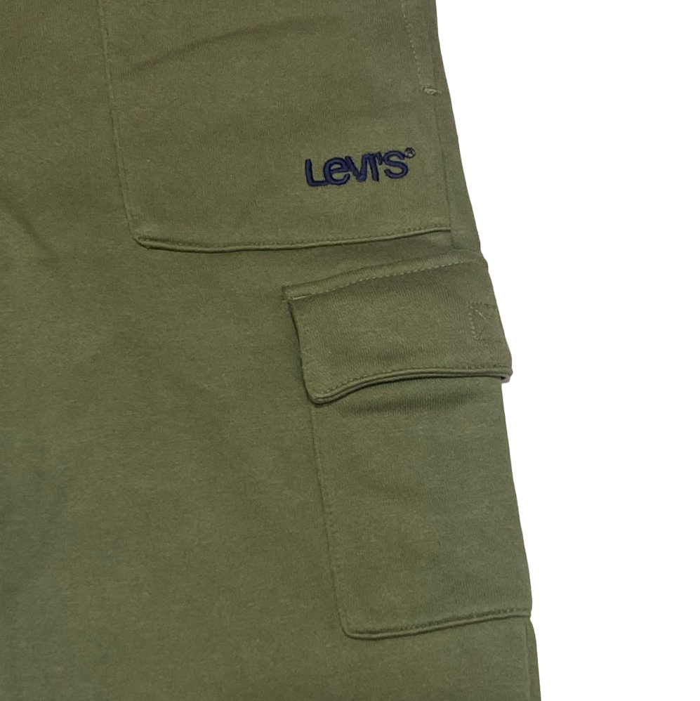 Levi's Kids pantalone sportivo da ragazzo con i tasconi 9EJ211-E6U oliva