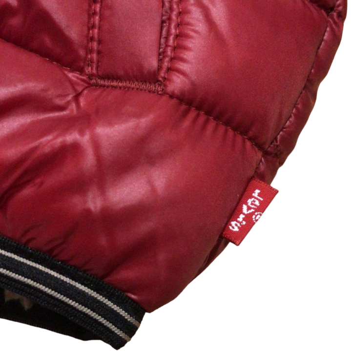 Levi's Kids Piumino con cappuccio da bambino foderato in sherpa 6EF434 8EF434-R8B rosso scuro